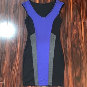 Black Blue Gray Dress